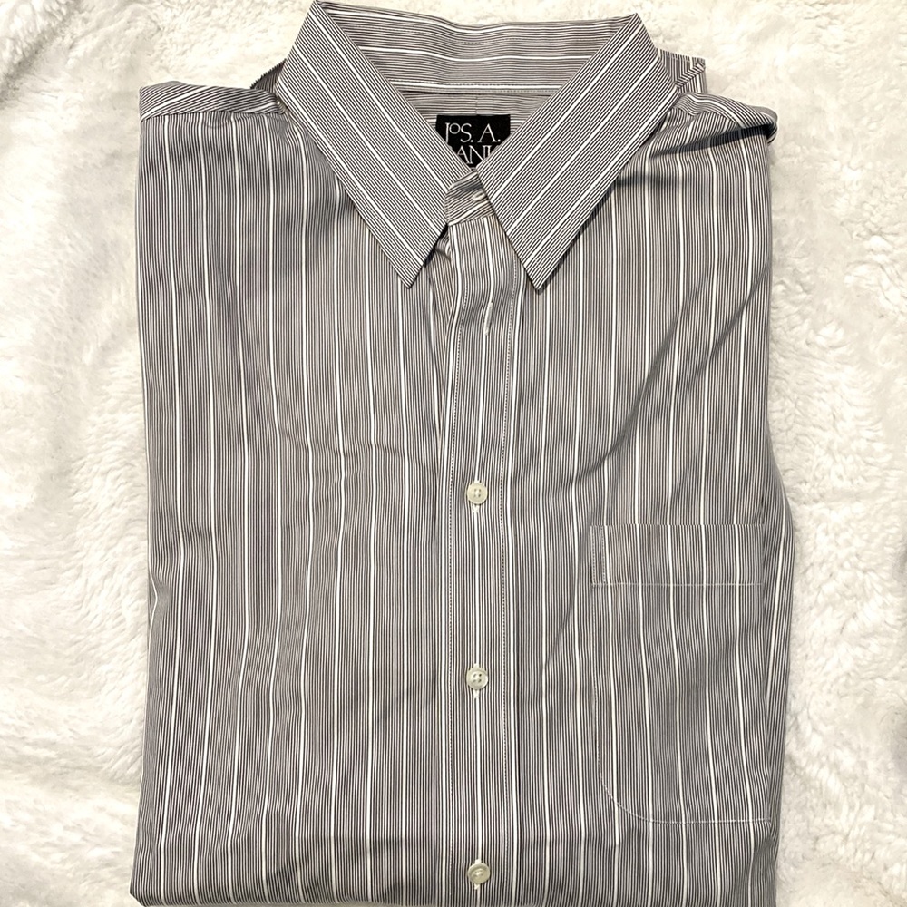 Jos. A. Bank men’s striped dress shirt - Picture 1 of 3